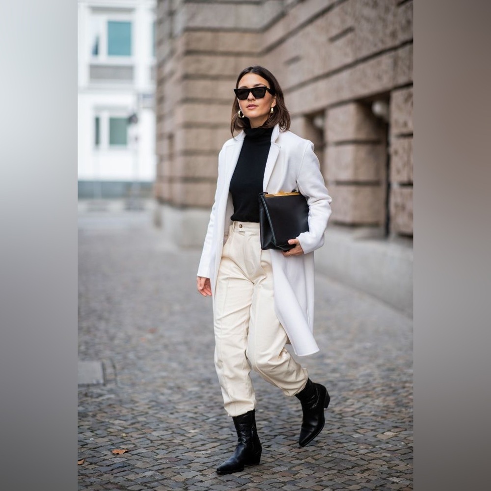 Sandro Dilan double face long wool coat xs - Picture 3 of 9